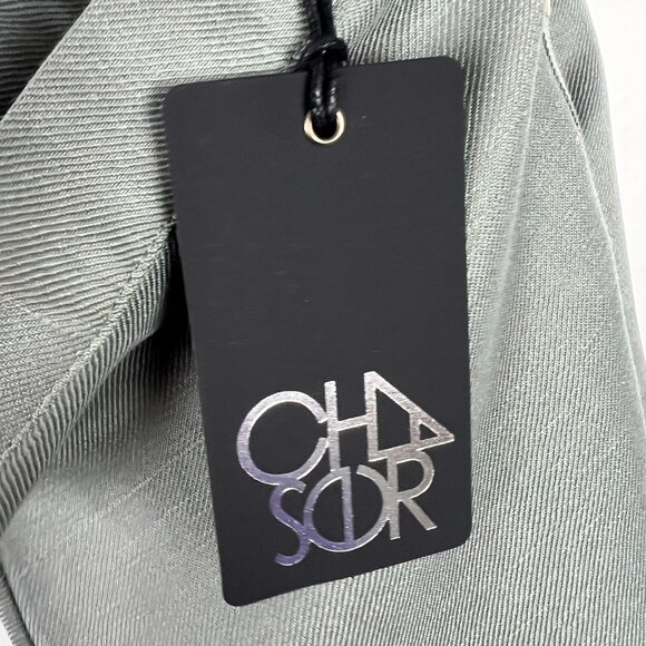 NWT Chaser Linen Button Down A Line Midi Skirt Sage Green Size Small S NEW - Picture 6 of 10